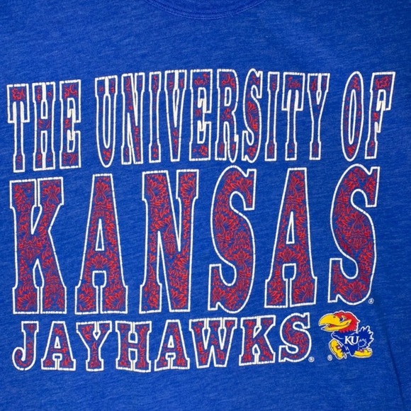 KU Jayhawks tshirt Sz M - Picture 4 of 7